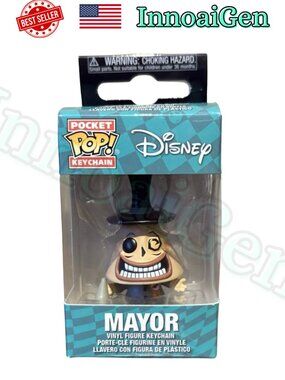 Funko Pocket Pop Keychain Disney Nightmare Before Christmas Mayor Vinyl NIB 1.5"